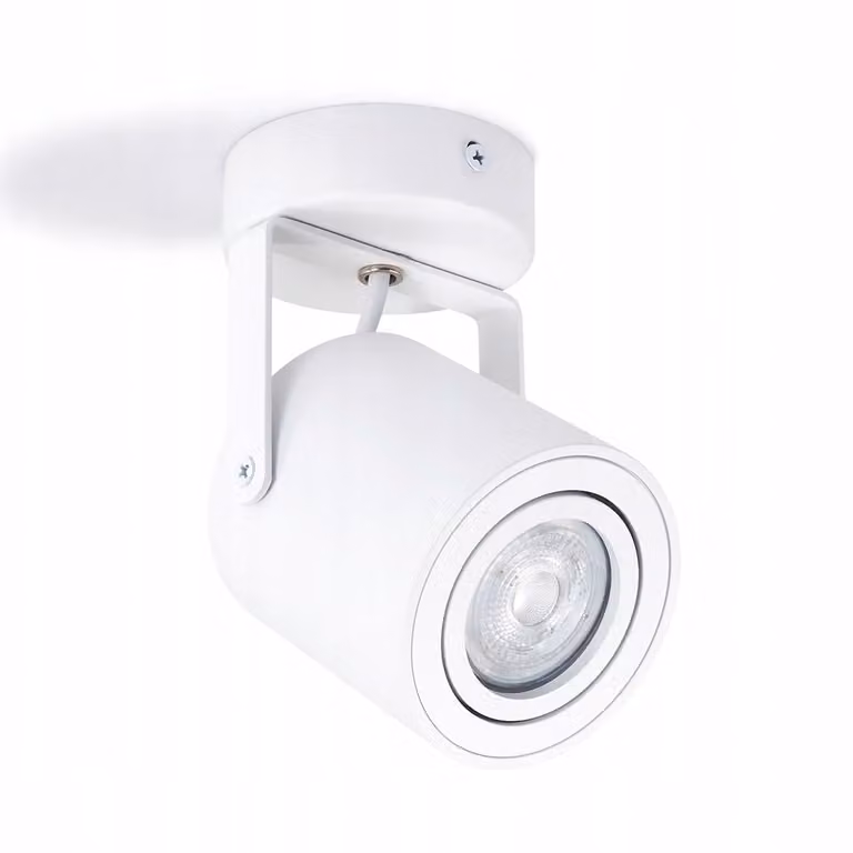 Faretto da soffitto MasterLED - GU10, orientabile, bianco, 1 luce - Moderna lampada da soffitto LED orientabile per il soggiorno