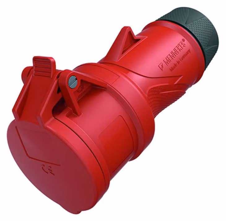 Connettore CEE MENNEKES, 16A, 4 poli, 6 ore, grado di protezione IP54, design ergonomico