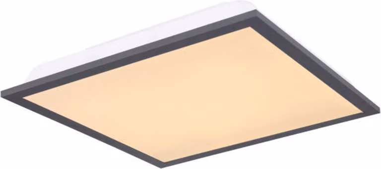 GLOBO Illuminazione Plafoniera DORO LWH 30x30x6 cm bianco Lampada da soffitto