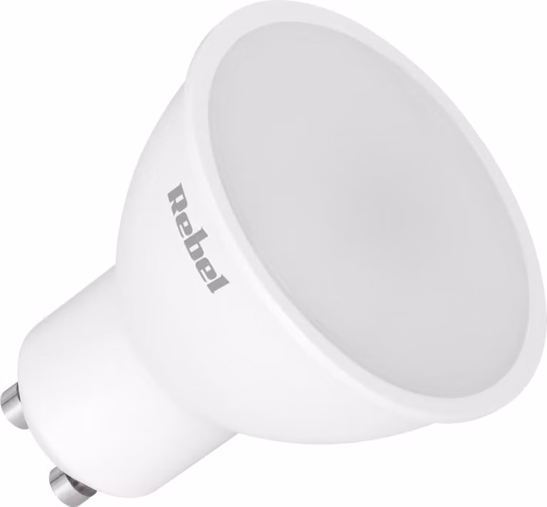Lampada LED Rebel GU10 7W, 540lm, 3000K, Classe di efficienza energetica G