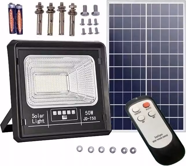 SOLARLAMPE MIT SENSOR 50W 5m Cavo 5000mAh