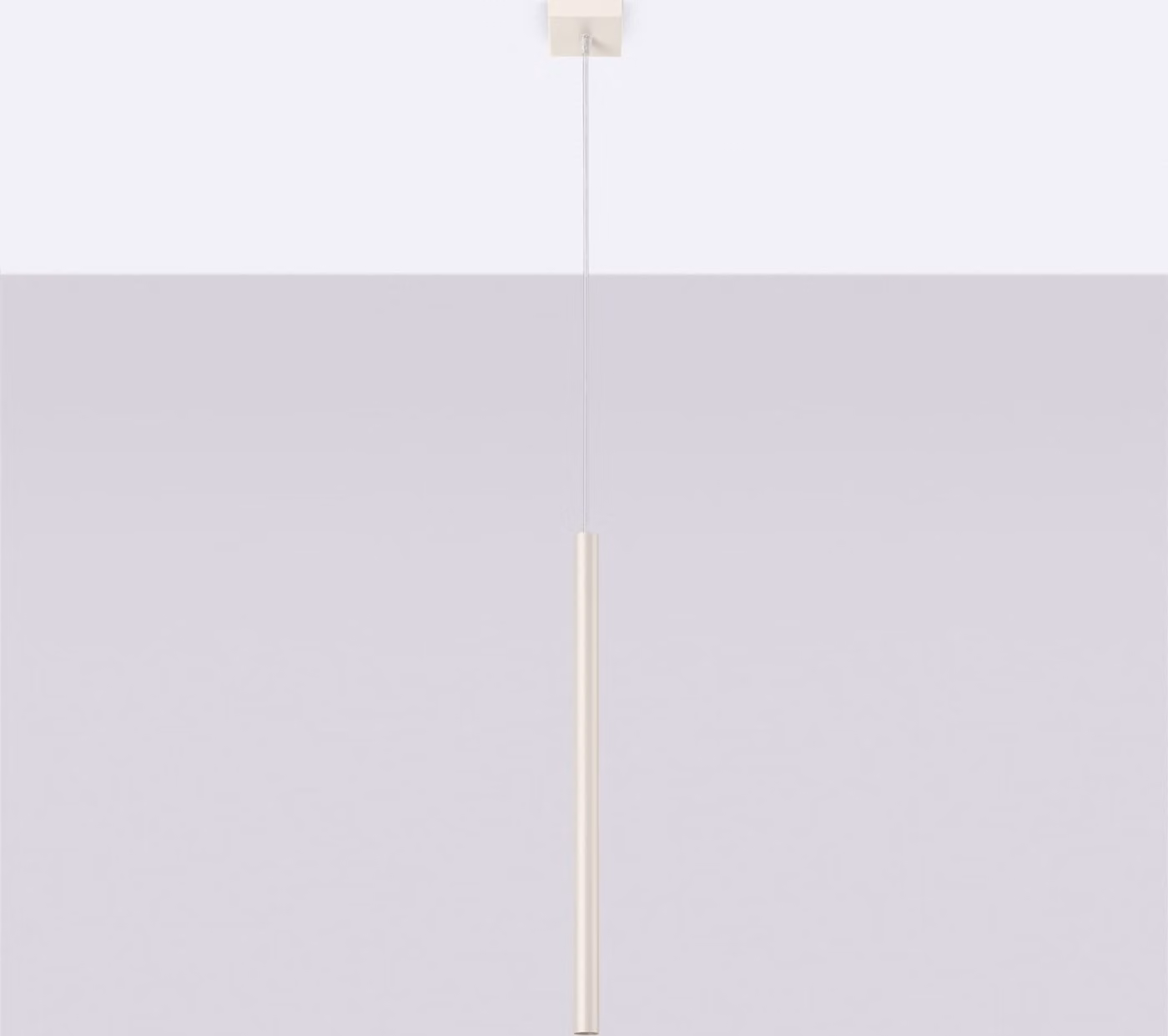 Lampada a sospensione Lumilo NOX 1, attacco G9, color beige, dimmerabile