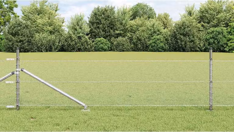 Recinzione in rete saldata con punte 50 x 0,4 m (L x H)