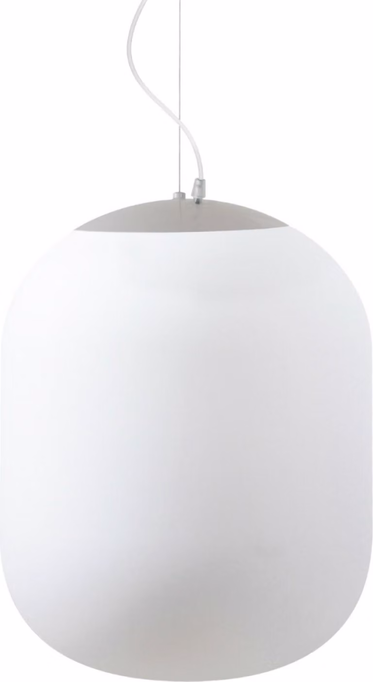 OSMONT TAN62360 TANIA L2 HP apparecchio a sospensione in vetro bianco IP40 3000 K 59W LED