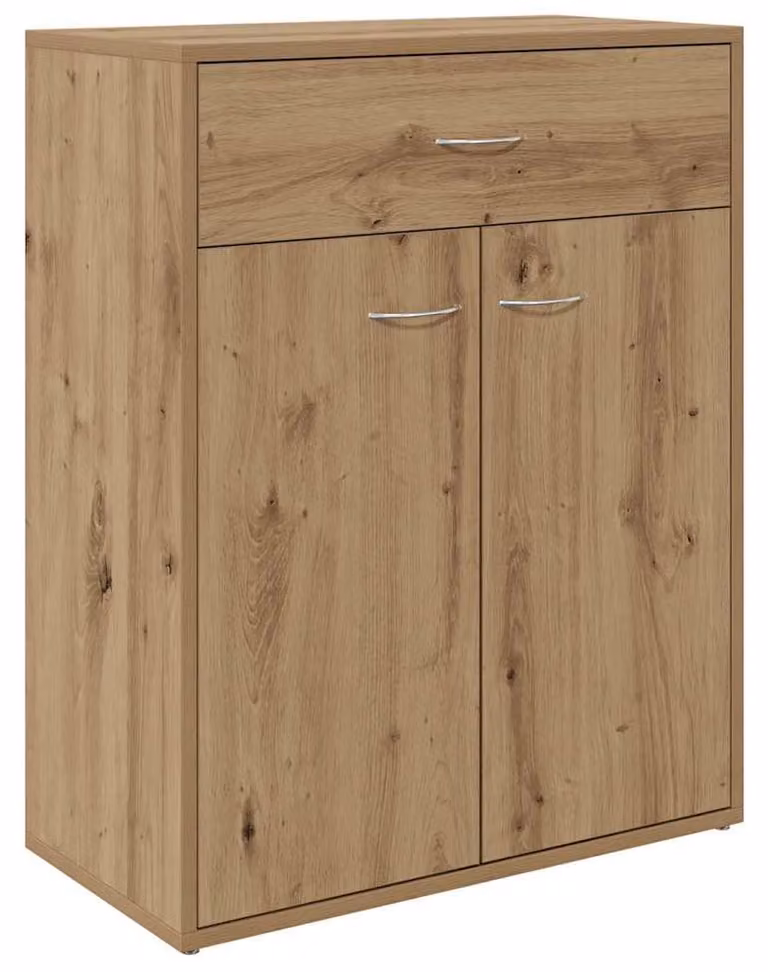 vidaXL Credenza Artisan in rovere 60x30x75 cm Materiale a base di legno