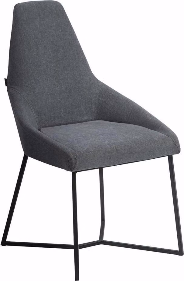 Designer Stuhl Möbel Modern Polsterstuhl Grau Esszimmerstuhl Möbel