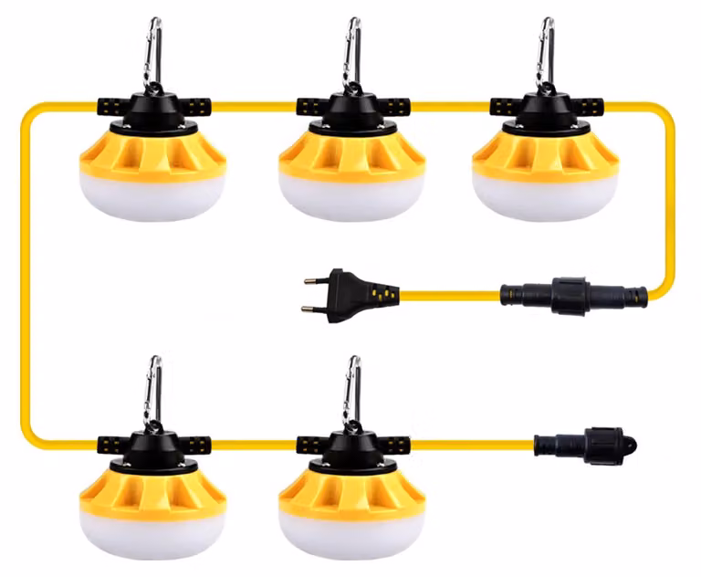 Fareto a LED, 50 W, grado di protezione IP66 (resistente all'acqua), 5000 K, cavo da 15 metri