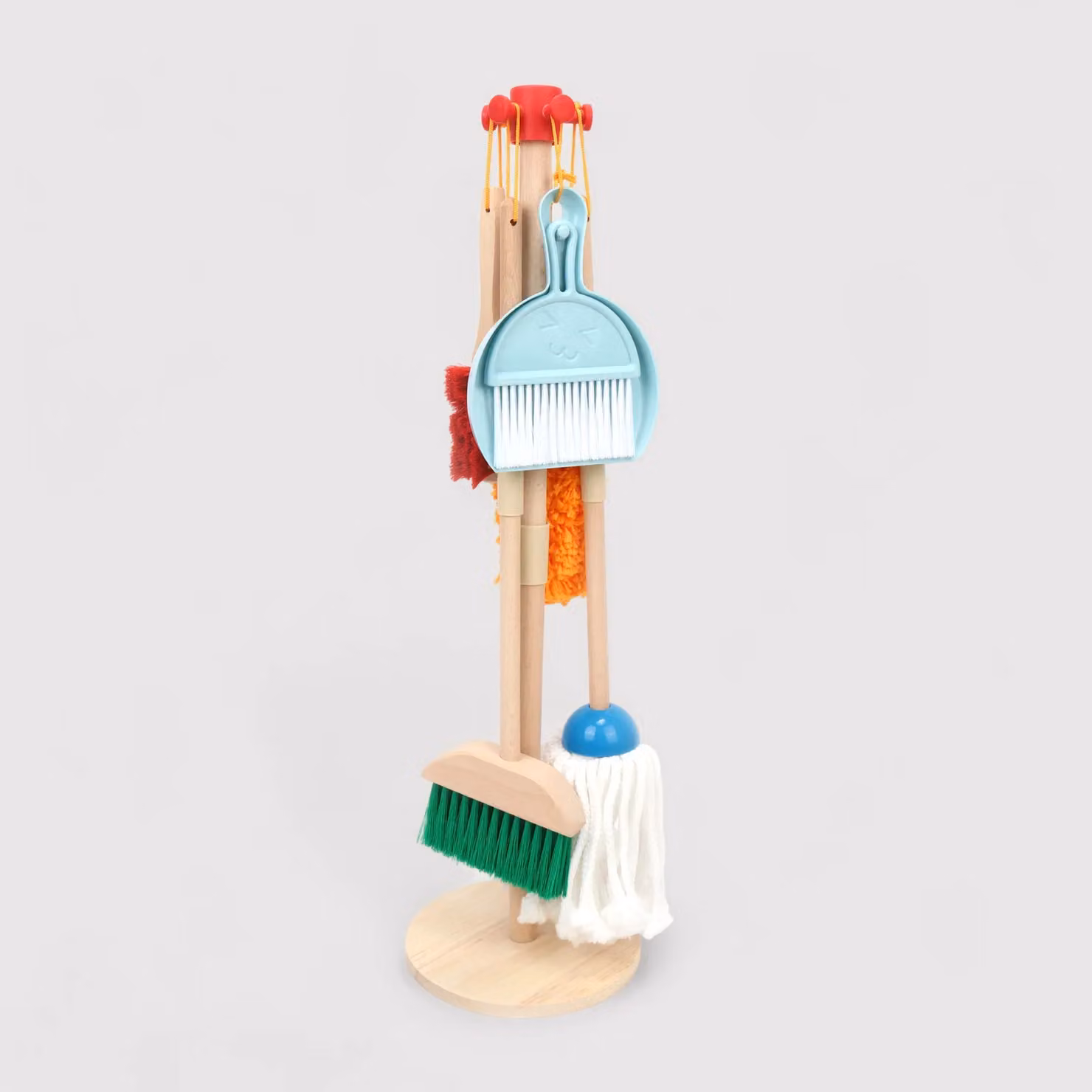 Enoki - Set di attrezzi per le pulizie giocattolo in legno per bimbi
