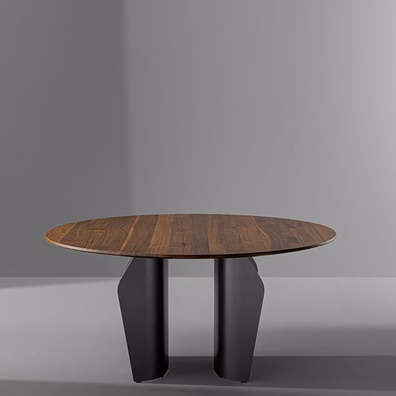 Tavolo Flame Wood Bonaldo rotondo