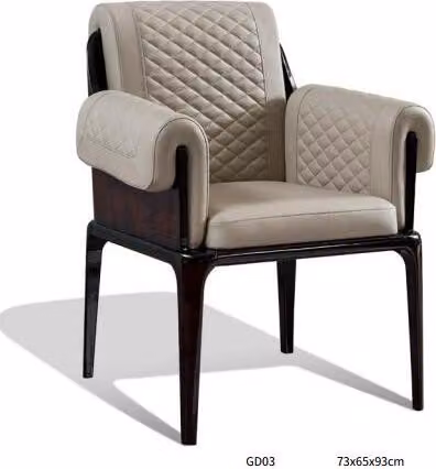 Stuhl Kreative Modern Design Möbel Luxus Esszimmer Stühle Holz Leder
