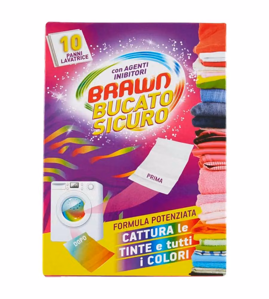 Fogli Bucato Sicuro attiracolore 10pz