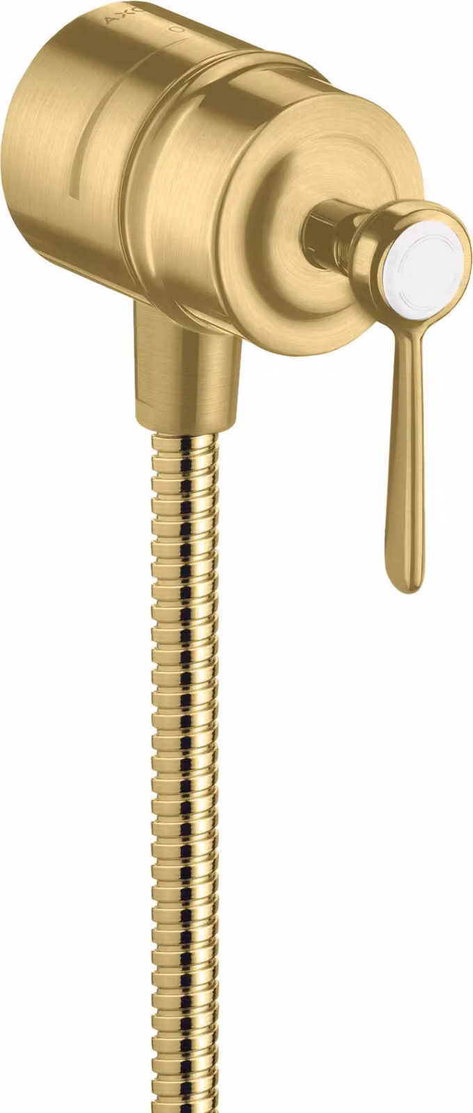 hansgrohe AXOR Montreux Fixfit Stop Raccord de tuyau, robinet d'arrêt, béqu'ille, 16883950, 16883950