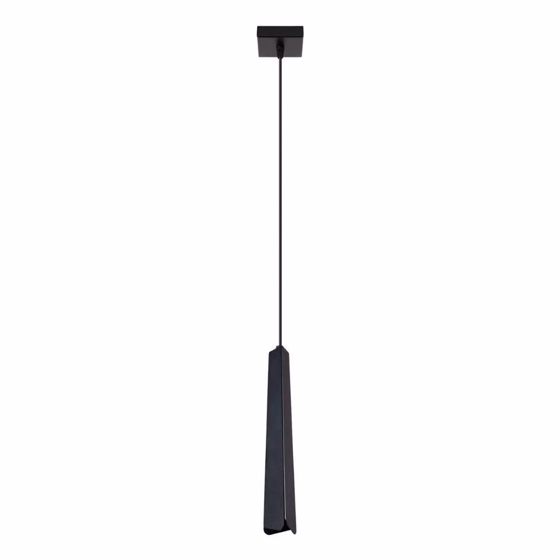 Lampada a sospensione PRYSM 1 nero 1xG9 8W acciaio 120x8x8cm Sollux Lighting