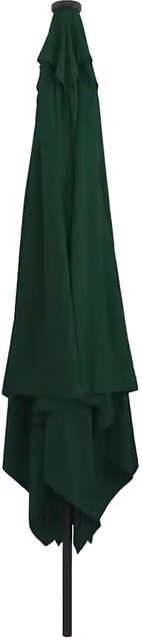 Ombrello parasole da giardino verde in poliestere e acciaio L/P/H: 295 x 295 x 245 cm – 1