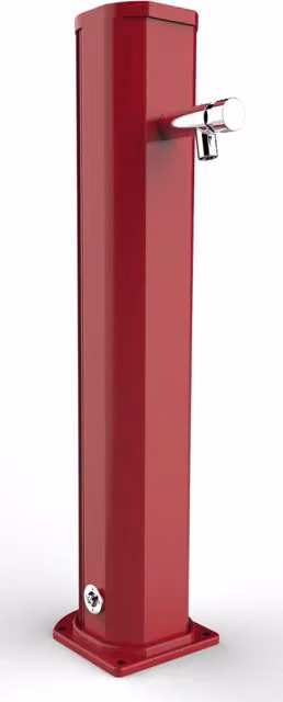 Fontana Lavapiedi da Giardino con Rubinetto Temporizzato Arkema Jolly Cherry