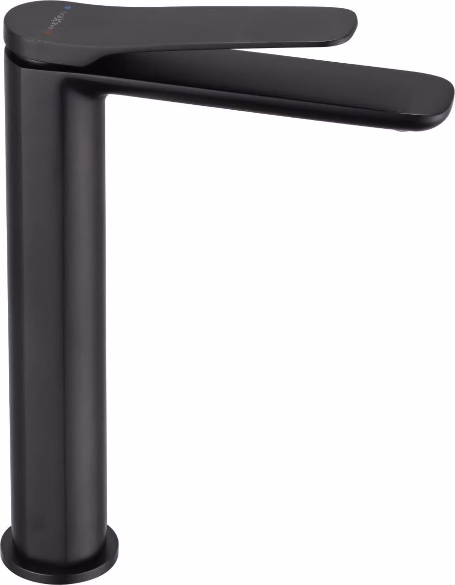 Mexen Largo rubinetto lavabo alto, nero - 73710-70