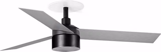 CRUISER RECESSED TEK S Ventilatore nero/aluminium 2700K
