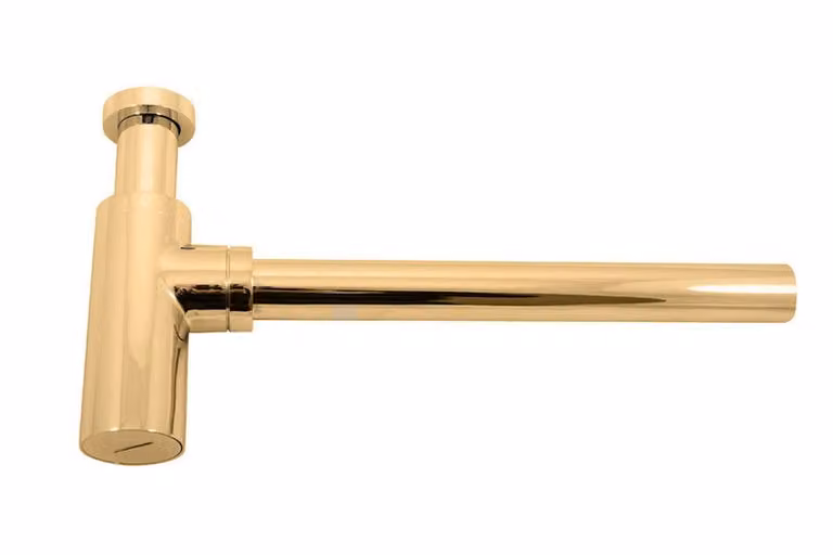 Slezák-RAV Sifone per lavabo oro, Colore: oro