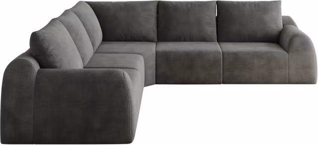Divano ¨C Minimal ¨C grigio scuro, 267cm, senza montaggio