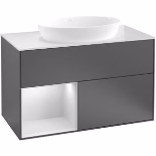V&B vanity unit Finion 100, Pl b m, Reg gol m Lac, md bl. m Lac