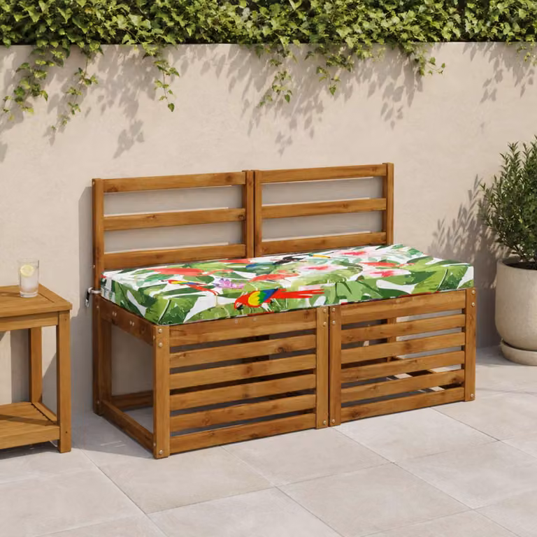 vidaXL Cuscino per panchina SOEST rettangolare multicolore in poliestere con rivestimento rimovibile e resistenza ai raggi UV