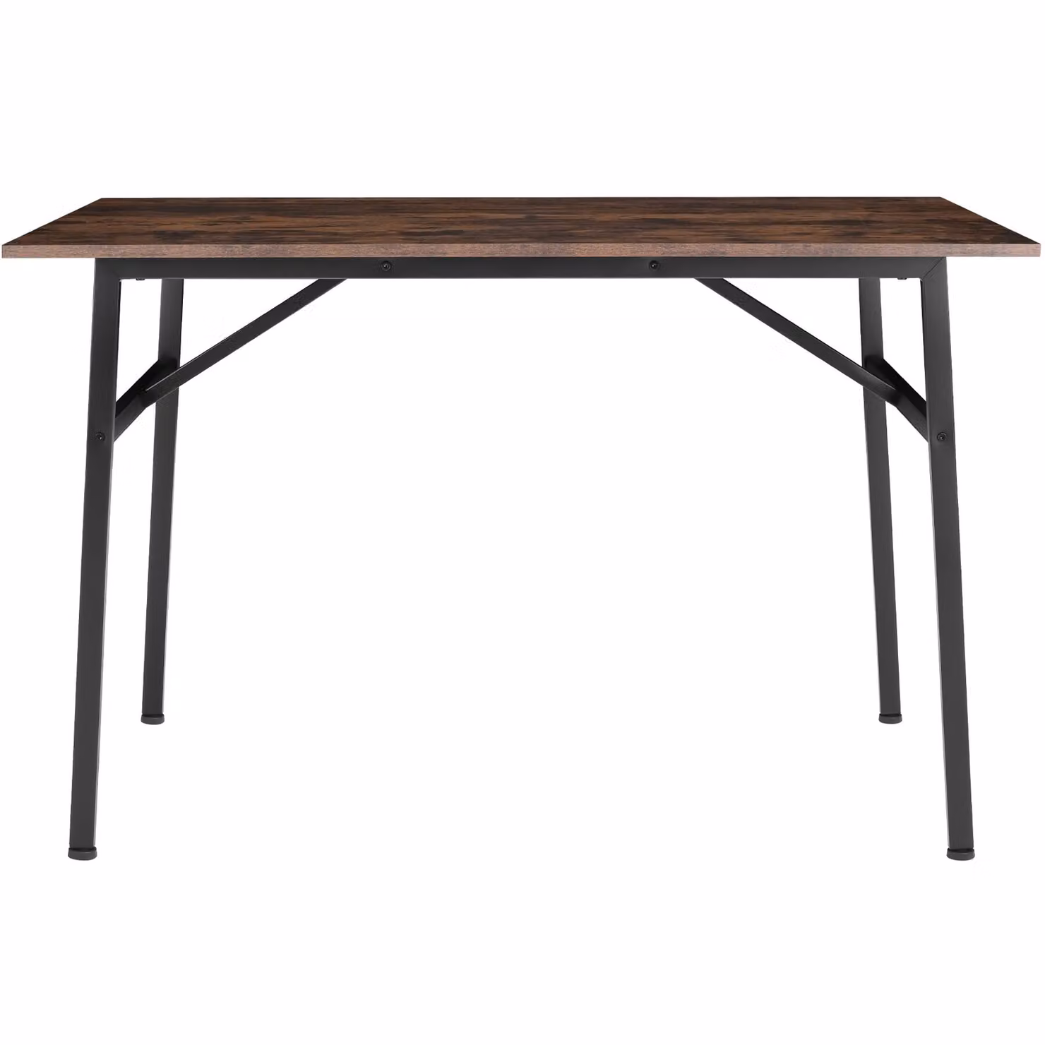 Tavolo da pranzo rettangolare TecTake GmbH in stile industriale, colore marrone, L: 150 cm, P: 75 cm, H: 76 cm – 4