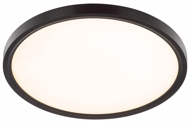 Lampada a soffitto LED Brilliant Galo, diametro 40 cm, bianco/nero, 26W, grado di protezione IP20, per uso interno