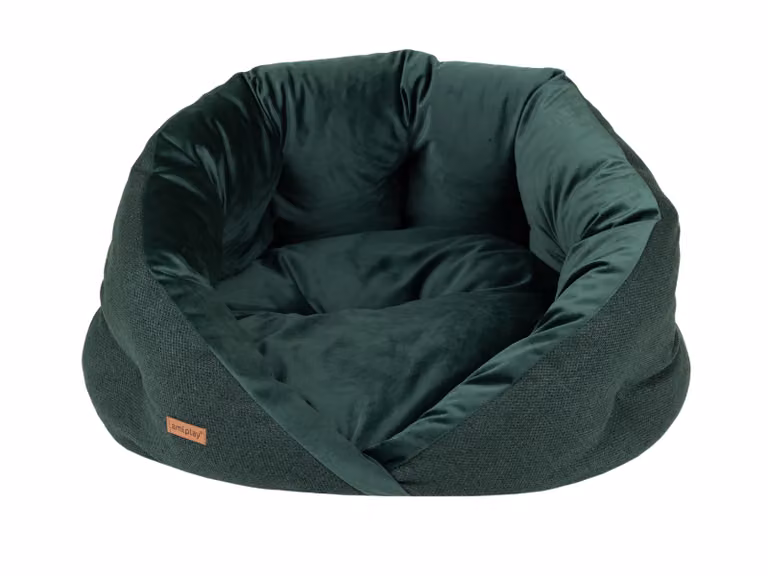 Letto per cani SIDNEY - bozzolo verde taglia S, M Taglia: S - 50x50x35 cm