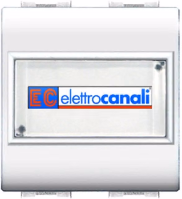 Set di 6 pulsanti con portanome Life 4025 Wh Bianco Elettrocanali