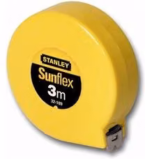 Metro avvolgibile Stanley Giallo 3 m
