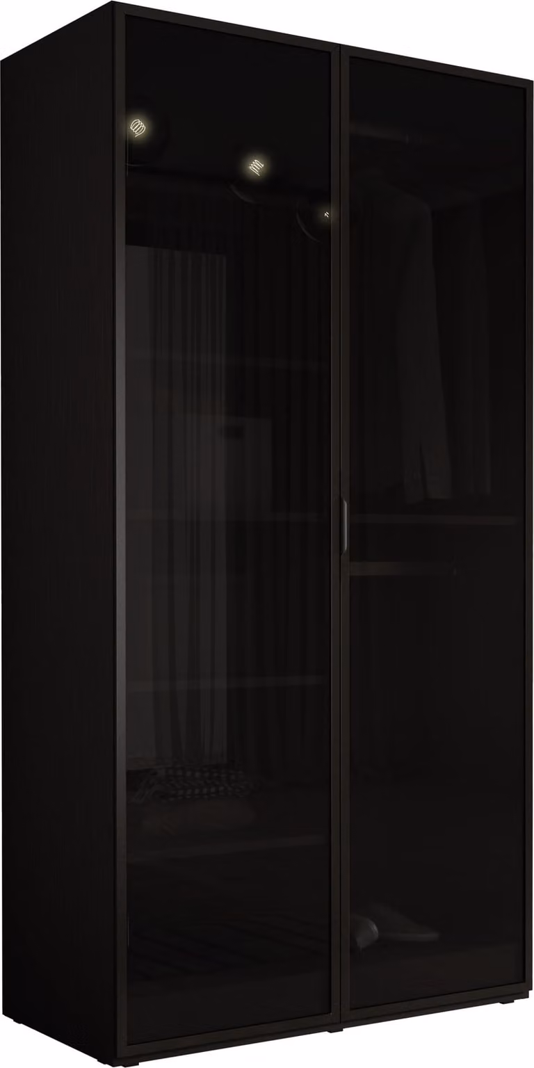 Armadio, nero grafite, 100 x 200 x 51 cm