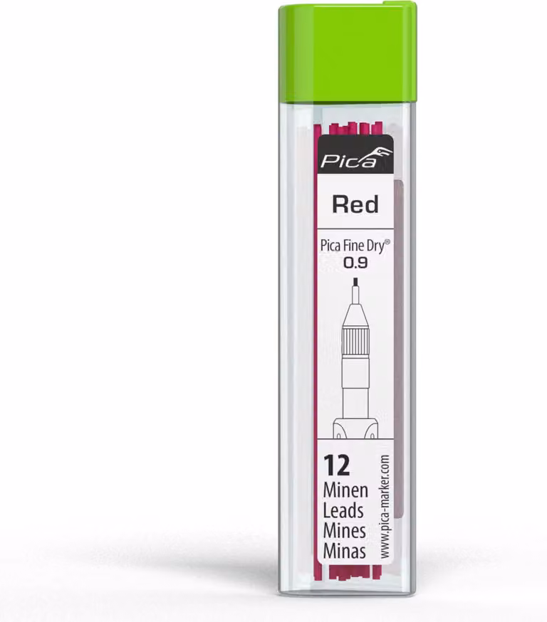 Set di mine Pica Fine-Dry rosso