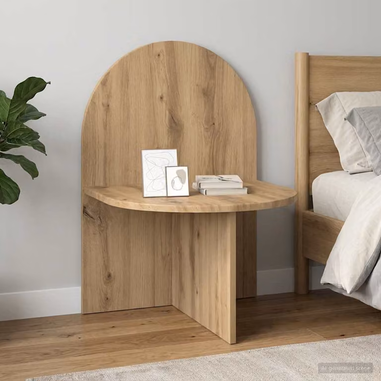 Comodino moderno vidaXL in legno marrone L: 48 cm, P: 49 cm, H: 65 cm