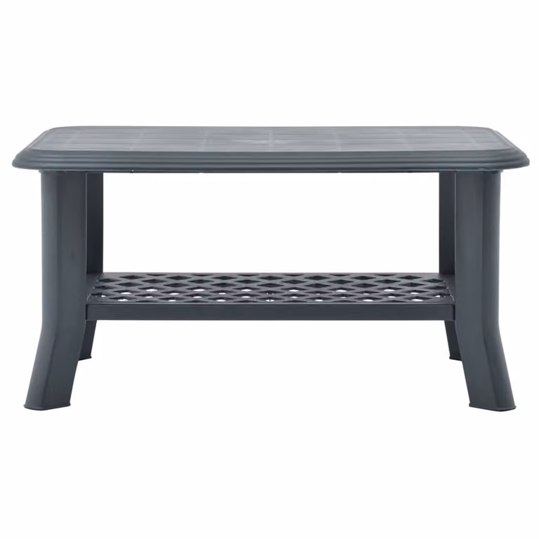 Tavolino verde 90 x 60 x 46 cm in plastica