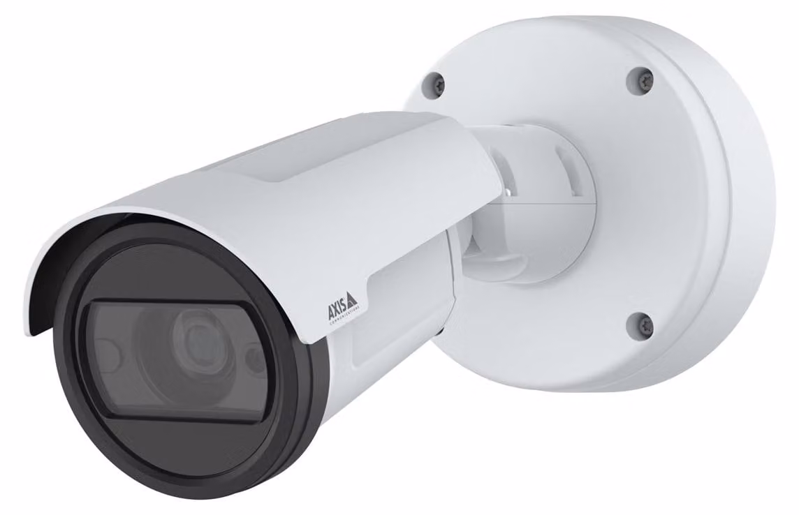 Axis 03384-001, telecamera di sicurezza IP, per uso esterno, cablata, da montare a soffitto o a parete, colore bianco, forma a cupola