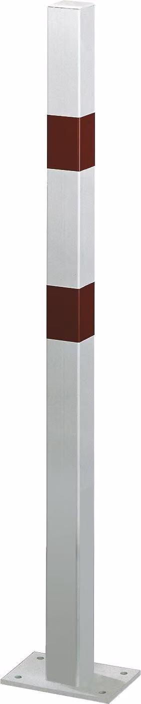 Palo di sbarramento standard avvitato Altezza 1000 mm