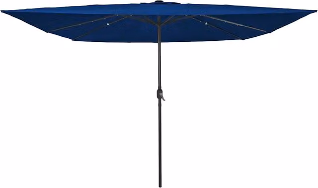 Ombrello da giardino-Ombrellone da spiaggia Azzurro 295 x 295 x 245 cm 140235