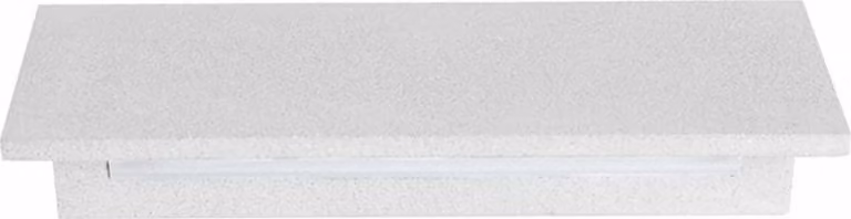 ACA Lighting LED apparecchio lineare da parete per esterni 8W 540LM 230V AC 3000K RA80 IP65 30.000hr bianco cemento MK063220W