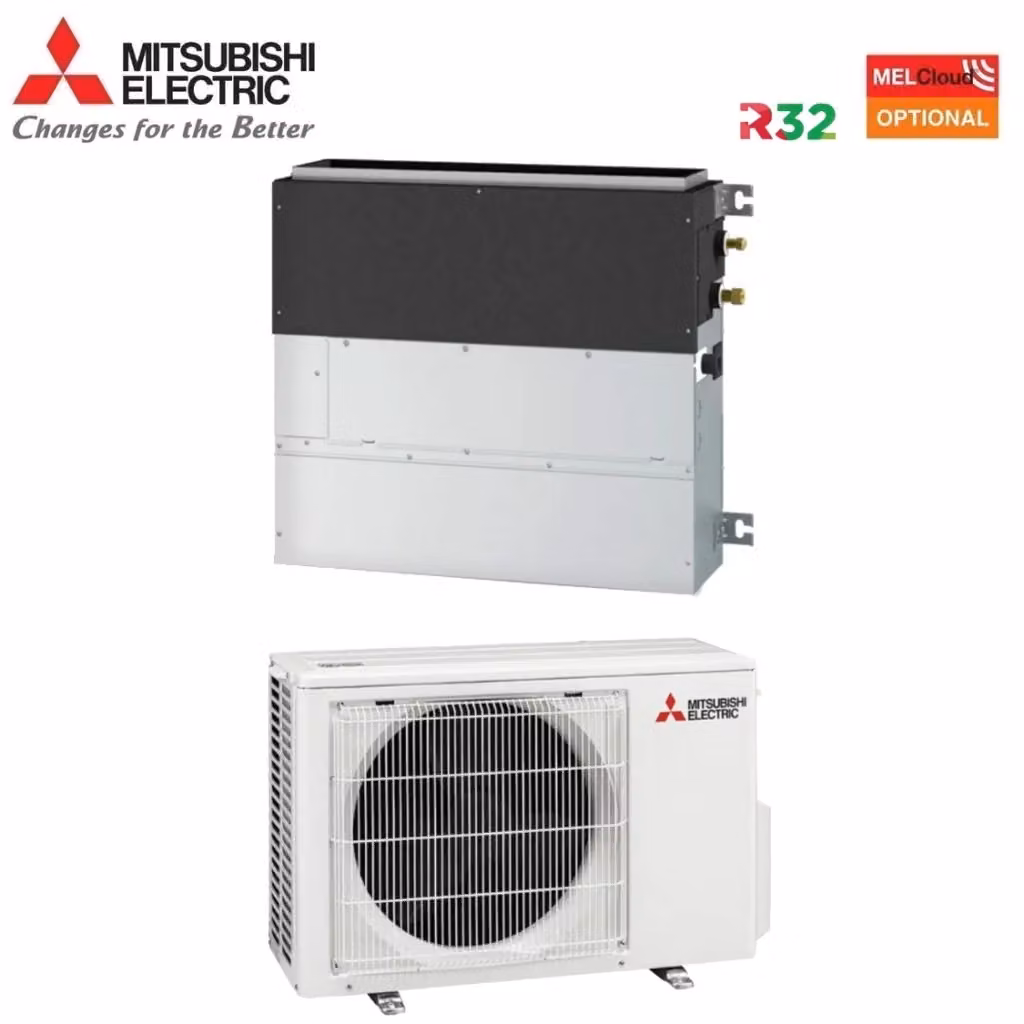 Climatizzatore Condizionatore Mitsubishi Electric Inverter da Incasso a Pavimento 12000 Btu SFZ-M35VA + SUZ-M35VA Colore Bianco Classe Energetica A++ con Wi-Fi Opzionale – 2