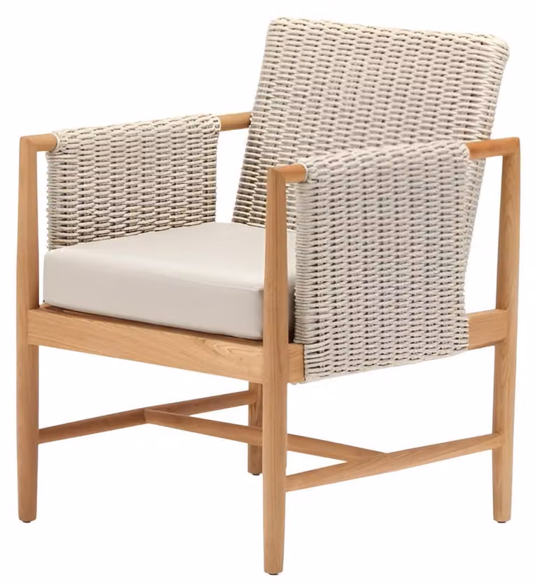 Sedia moderna, mobili da giardino, sedia da giardino, sedia di alta qualità, colore beige