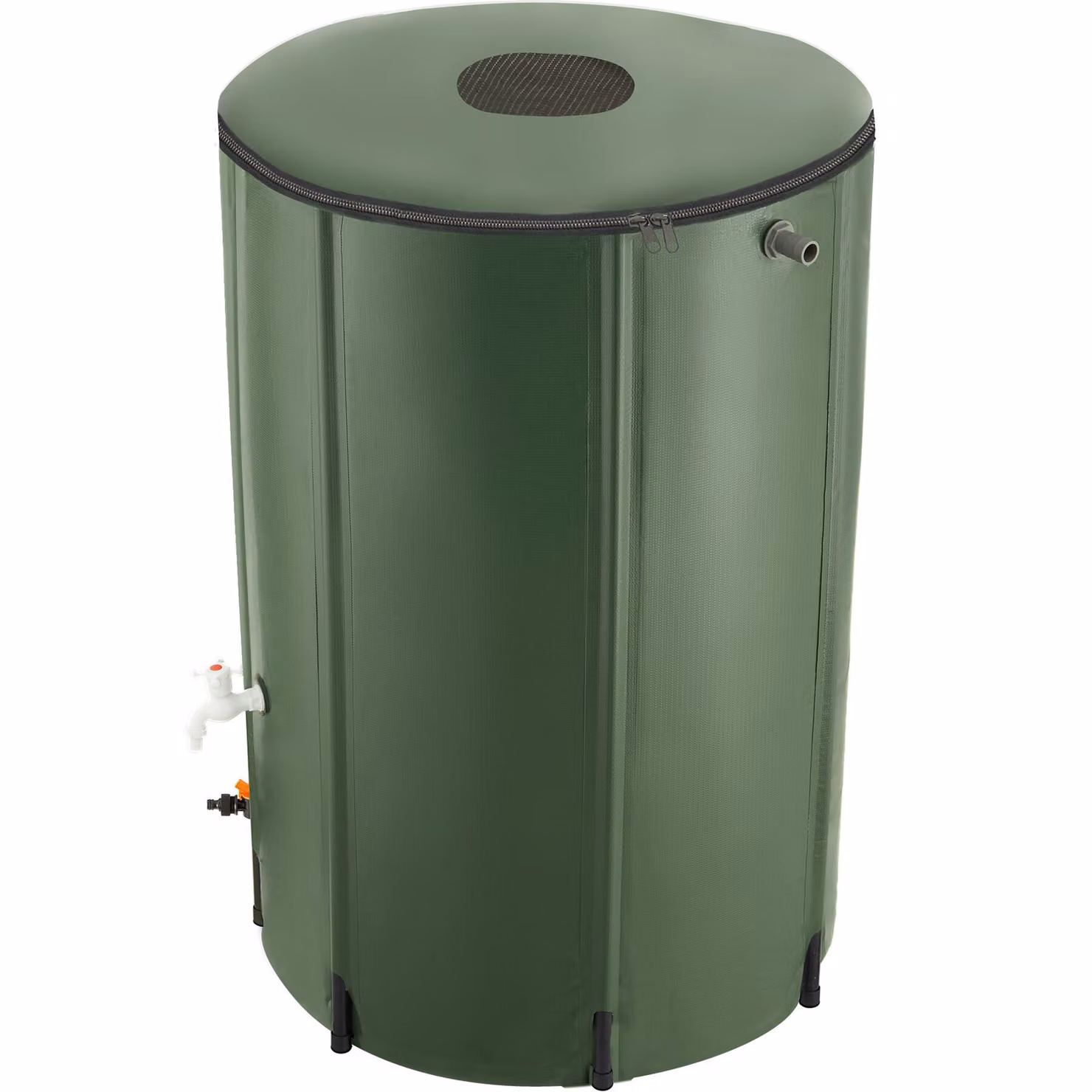 Contenitore per acqua piovana Tectake verde con capacità di 380 l – 4