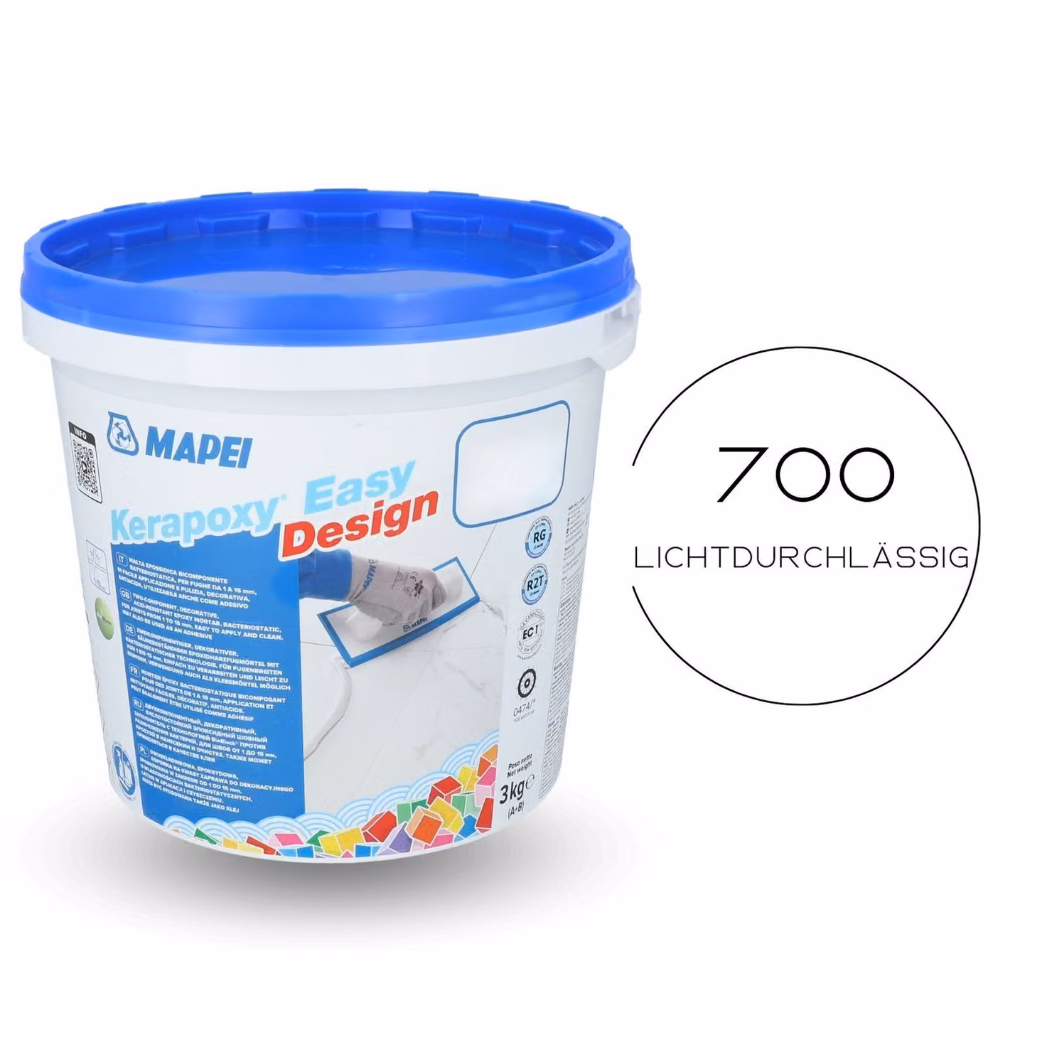 Malta Mapei Kerapoxy Easy Design 700 trasparente 3 kg