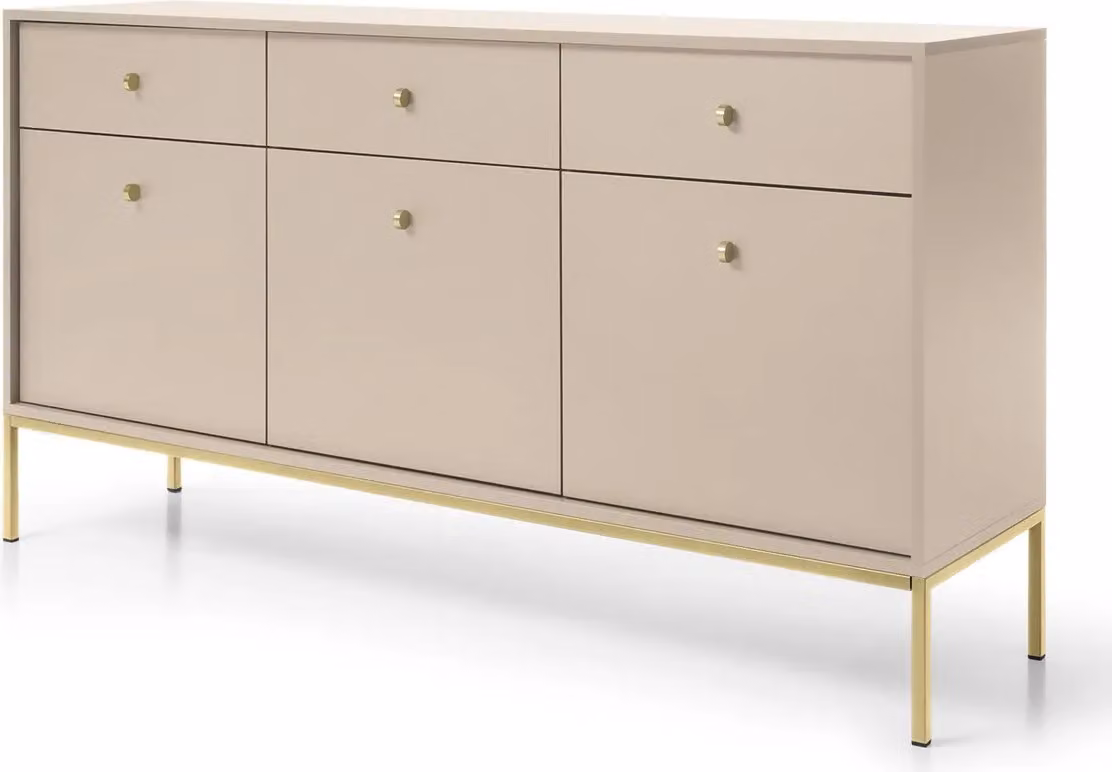 Grande cassettiera combinata ORFEA - beige sabbia