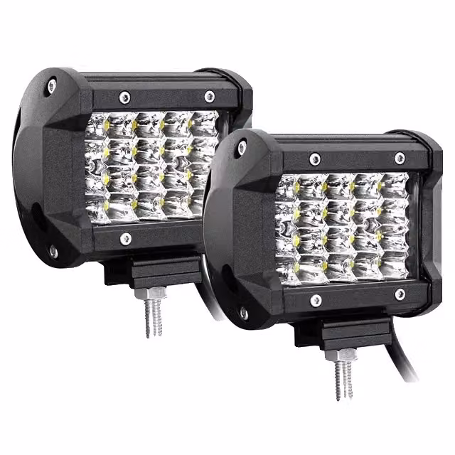 Striscia luminosa, materiali durevoli, ampia compatibilità, 2x 4in 60W Senza filo