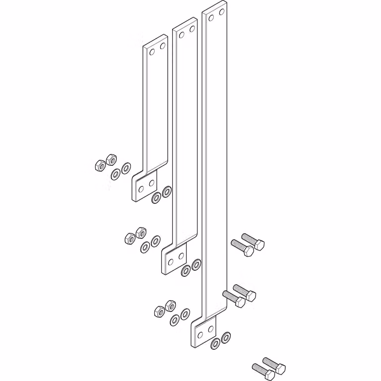 Set di barre di collegamento ABN a 3 poli in rame (CU) 50x10 mm da LSS/LTS 800-1000 A a SAS 185 mm XAS970SE