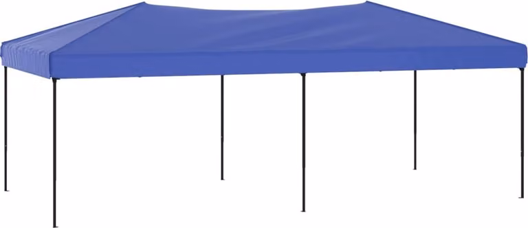 Tenda per Feste Pieghevole Blu 3x6 m