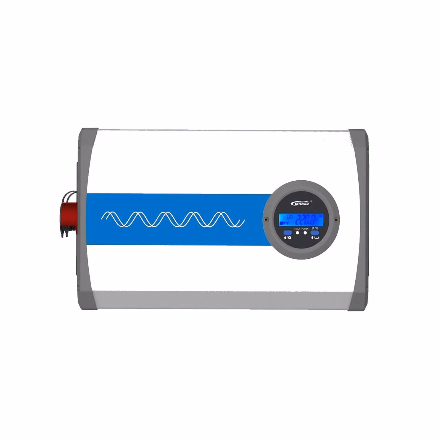 EPEVER® IP2000-12 Plus convertitore di tensione con display LCD da 2000W 12VDC a 230VAC, IVA 0%.