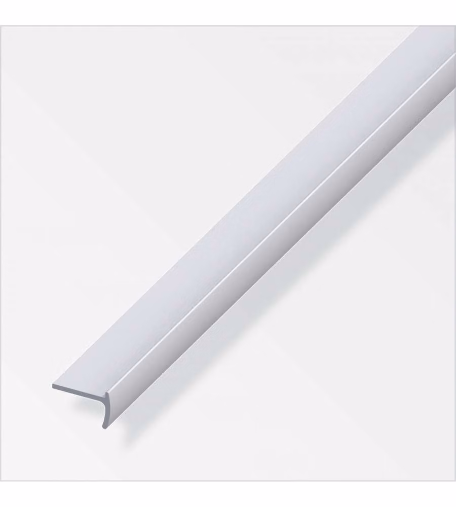 Profilo Per Maniglie 18X12X2 Alluminio Argento 1Metro
