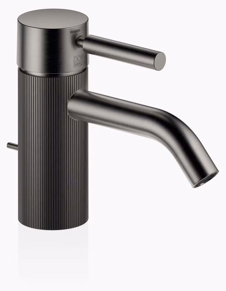 Dornbracht META Mitigeur monocommandé pour lavabo avec vidage, saillie 125mm, avec structure linéaire, 33504660-99, 33504660-99