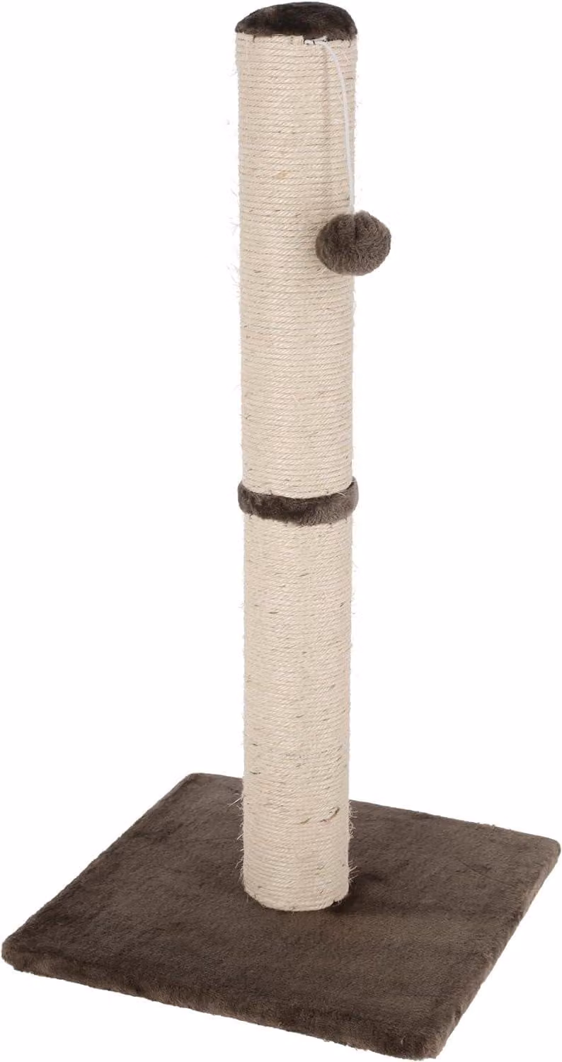 Kerbl Kratzsäule Opal Maxi (Farbe grau, L x B x H 38 x 38 x 78 cm) 84469